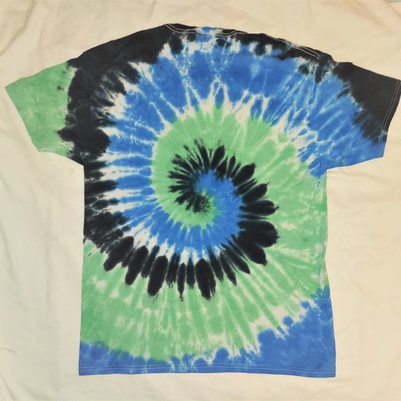 Jimi Hendrix Jamming Tie Dye rock Authentic Plus Size T-Shirt 2X runs small NWT - Picture 5 of 5